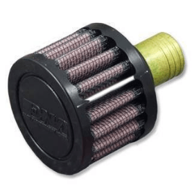 DNA CRANK CASE VENT MALE ROUND RUBBER TOP 19mm OD