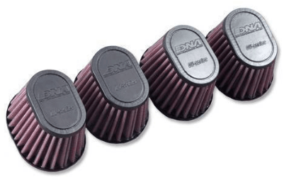 DNA OVAL RUBBER TOP 120mm Long Clamp on 54mm Set of 4