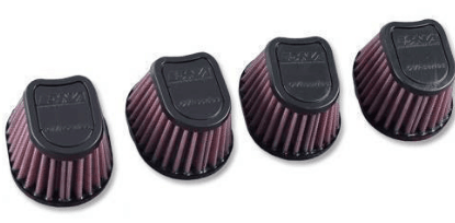 DNA OVAL TAPER RUBBER TOP 87mm Long Clamp on 54mm Set of 4