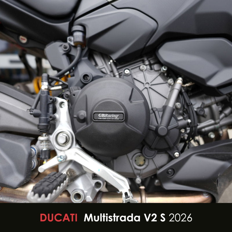 Panigale, Streetfighter, Multistrada V2 & V2 S 2025-2026, Monster & Monster +, Desert X & Hypermotard V2, V2 SP 2026 Secondary Engine Cover Set