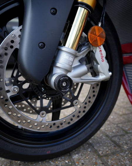 Spindle Protector - Front LHS Ducati Panigale V4 & V4S, Streetfighter V4 & V4S, 2025-2026