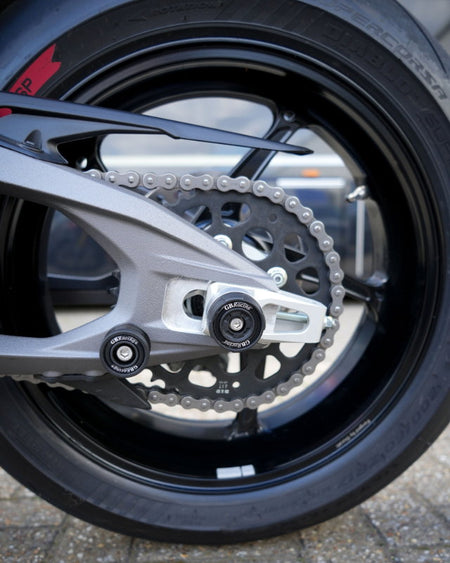 Spindle Protector - Rear LHS Ducati Panigale V4 & V4S, Streetfighter V4 & V4S, 2025-2026