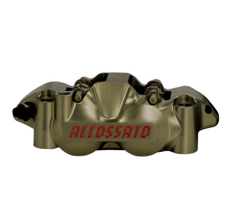 Accossato Radial Brake Caliper CNC-worked Monoblock 108 mm distance With Pistons in Titanium