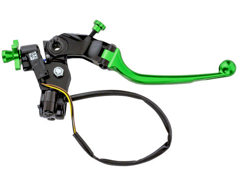 Accossato Racing Cable Full Clutch New Version With Adjustable Distance (24mm-29mm), Coloured Folding Lever (Knob+Lever+Adjuster) and Micro Included.