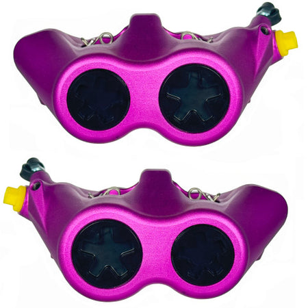 Accossato Radial Brake Caliper Forged Monoblock 100 mm distance With Pistons in Aluminium