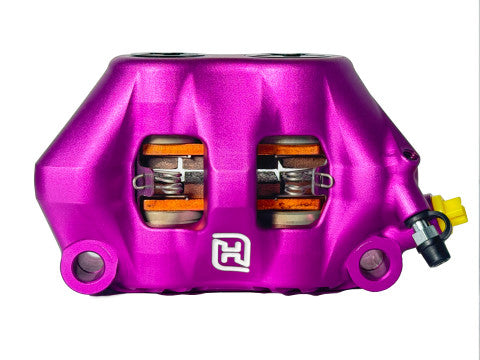 Accossato Radial Brake Caliper Forged Monoblock 100 mm distance With Pistons in Aluminium