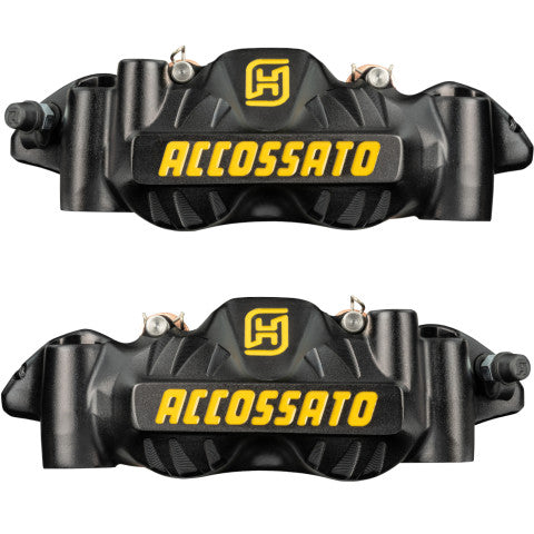 Accossato Radial Brake Caliper Forged Monoblock 108 mm distance With Pistons in Aluminium
