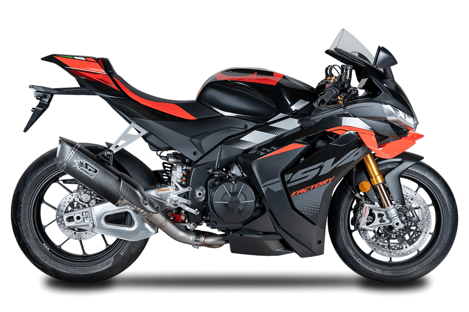 Force Evo Carbon Full Titanium System Aprilia RSV4 1000 RR / RF (17-26) - Tuono V4 RR / Factory 17-20/ RSV4 21-26 / Factory 17-26 - Tuono V4 / Factory 21-26