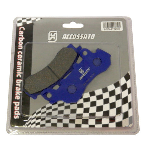 Accossato Brake Pads Kit For Motorcycle, Made In Italy Compound, AGPA275 code