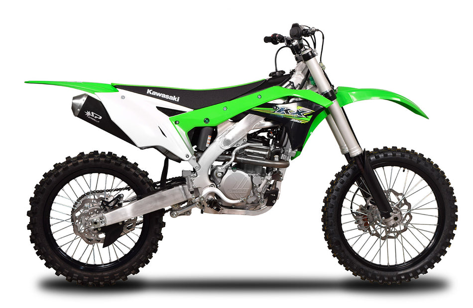 Spark IT Dark Style Off-Road Stainless Steel Full System Kawasaki KX-F 250 (17)