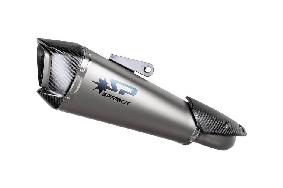 SPARK IT Slip-on Titanium Case KONIX EVO Euro5+ KTM 990/R Duke 24-