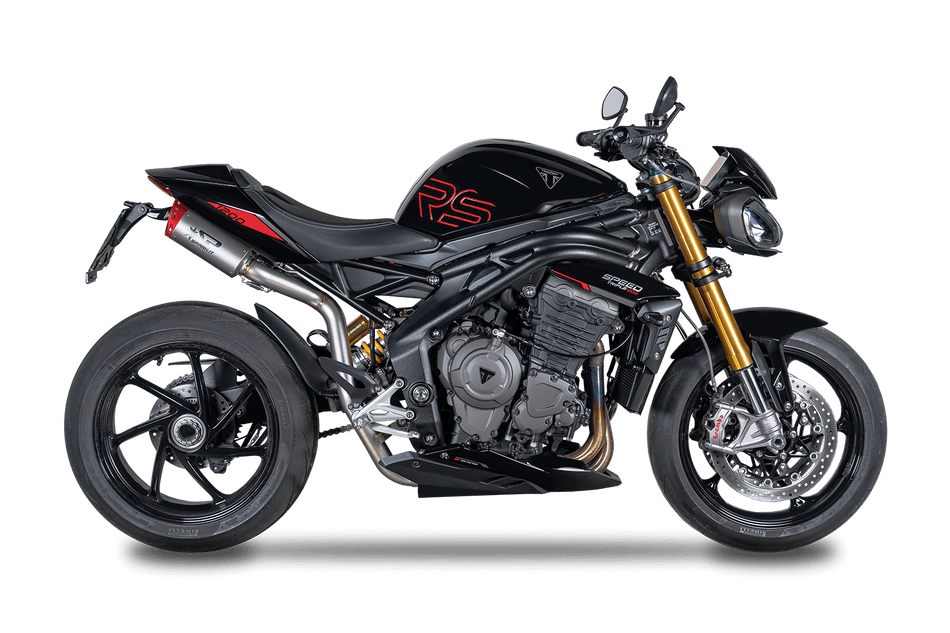 Spark IT Dyno Red Anodised Cap Underseat Slip On Triumph Speed Triple 1200 RS/RR 25-26