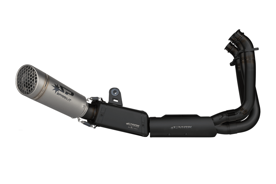 Spark IT Dark Style Grid-O Stainless Full Sytem Triumph Trident 660 21-24 Tiger Sport 660 22-24