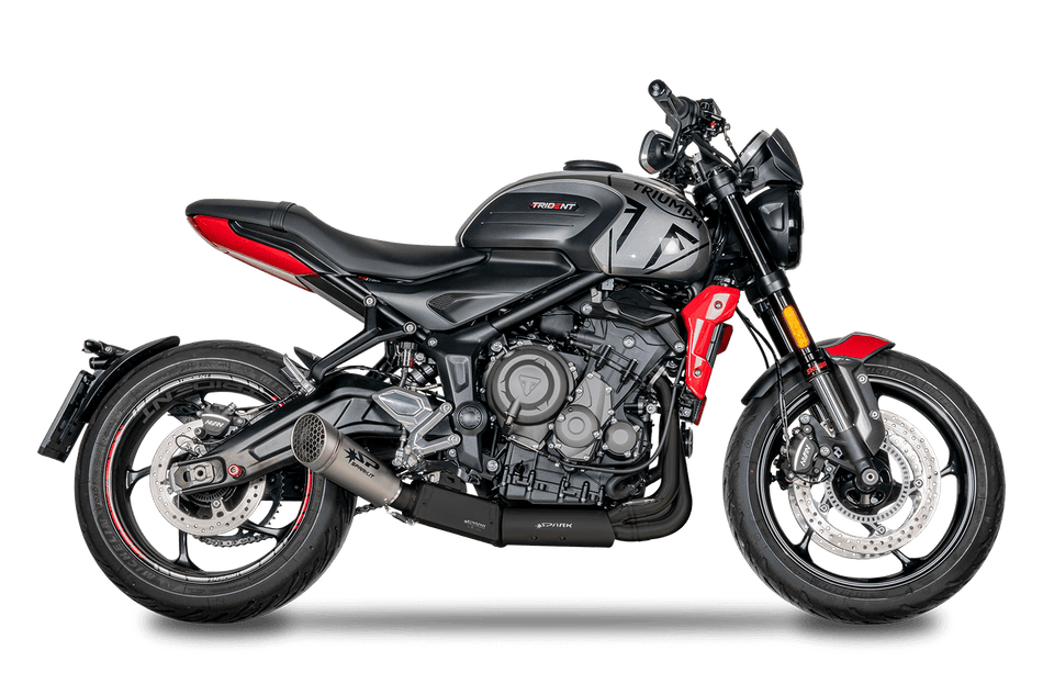 Spark IT Dark Style Grid-O Stainless Full Sytem Triumph Trident 660 21-24 Tiger Sport 660 22-24