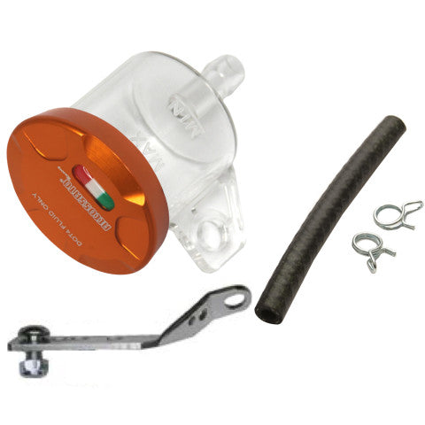 Accossato Mounting Kit Brake Fluid Reservoir, transparent colour, capacity 15 ml