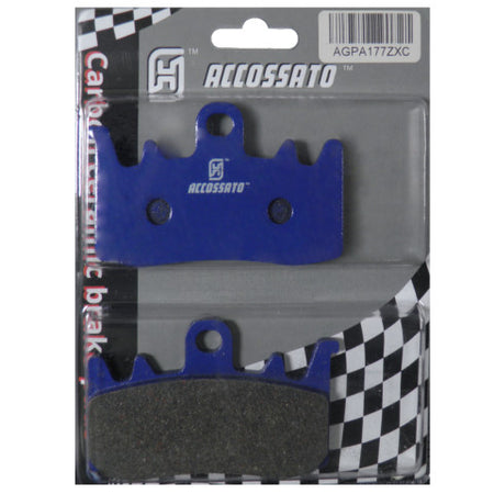 Pastillas de freno para Aprilia, Benelli, Ducati, Harley Davidson, Kawasaki marca Accossato código AGPA177