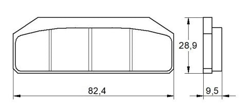 Brake pads for BMW, Accossato, Brembo Racing Calipers brand Accossato code AGPA137