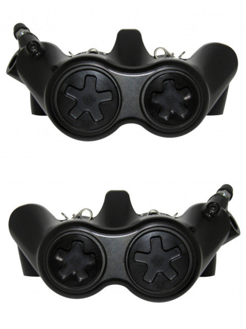 Accossato Radial Brake Caliper CNC-worked Monoblock 100 mm distance With Pistons in Titanium