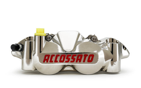 Accossato Radial Brake Caliper CNC-worked Monoblock 108 mm distance With Pistons in Titanium