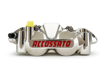 Accossato Radial Brake Caliper CNC-worked Monoblock 108 mm distance With Pistons in Titanium