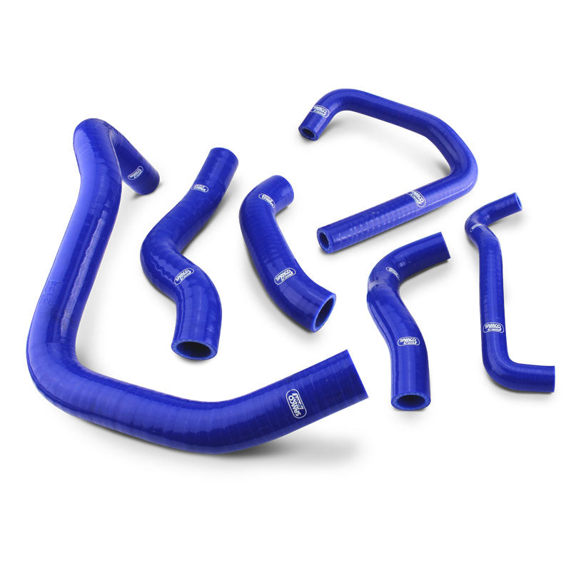 Kawasaki ZX 6R 2007 - 2008 6 Piece Samco Sport Silicone Radiator Coolant Hose Kit
