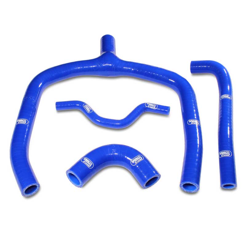 Kawasaki KX 250 F 2009 - 2016 4 Piece Y-Piece Race Design Samco Sport Silicone Radiator Coolant Hose Kit