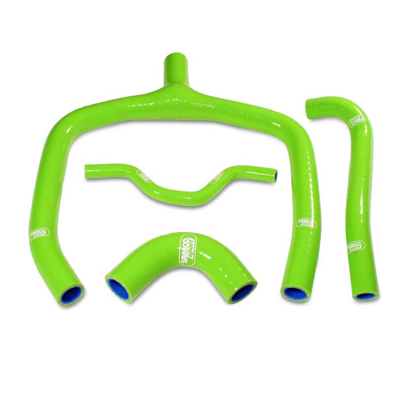 Kawasaki KX 250 F 2009 - 2016 4 Piece Y-Piece Race Design Samco Sport Silicone Radiator Coolant Hose Kit