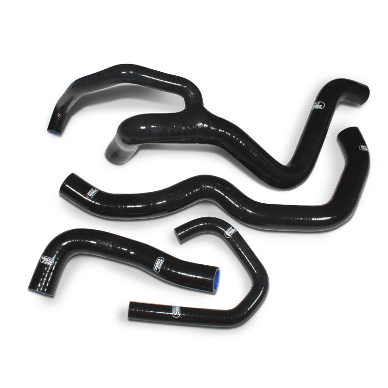 Kawasaki ZX 6R 2009 - 2026 4 Piece Y-Piece Race Design Samco Sport Silicone Radiator Coolant Hose Kit
