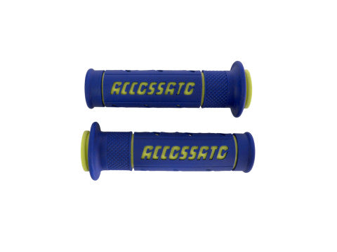 Pair of Street Colourful Grips With Accossato Sign