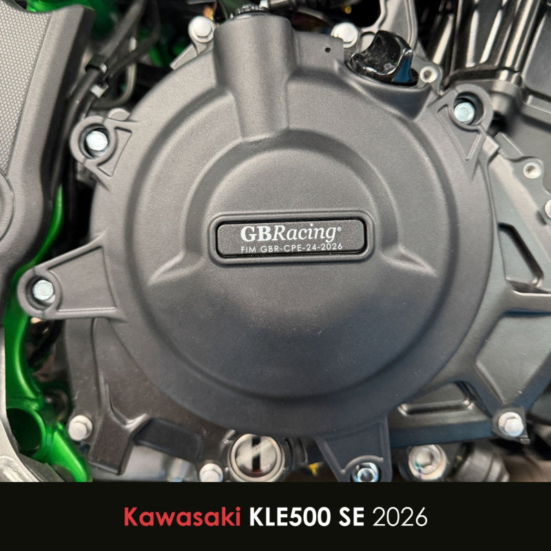 Ninja 400 2018-23, Ninja 500 2024 & KLE500 SE 2026 Secondary Engine Cover Set