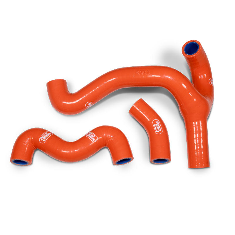 KTM 50 SX Mini 2018 - 2023 3 Piece Y-Piece Race Design Samco Sport Silicone Radiator Coolant Hose Kit