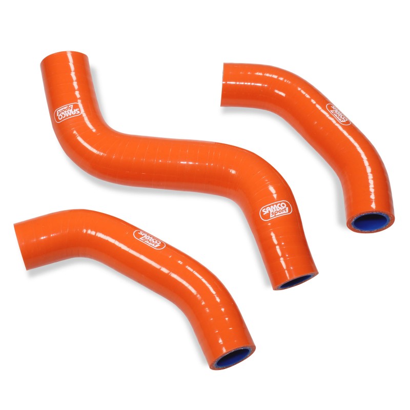 KTM 450 XC-F 2019 - 2022 3 Piece Samco Sport Silicone Radiator Coolant Hose Kit