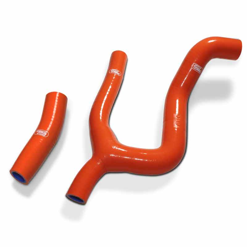 KTM 250 EXC-F 2020 - 2023 2 Piece Thermostat Bypass Samco Sport Silicone Radiator Coolant Hose Kit