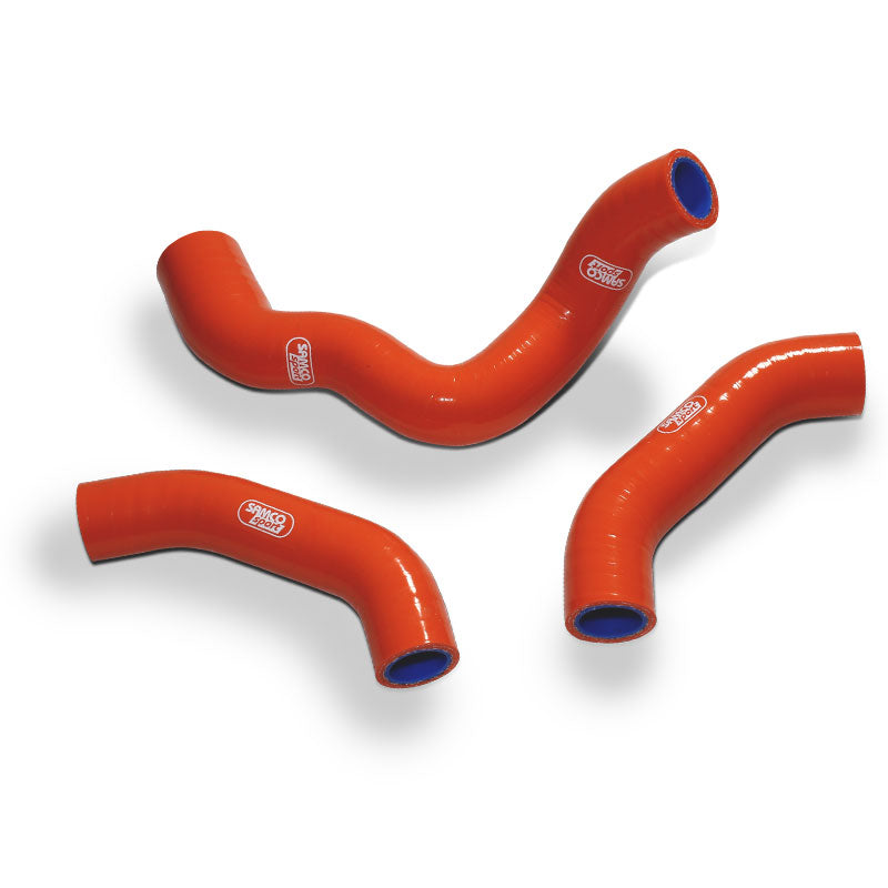 KTM 450 XCF-W 2023 3 Piece Thermostat Bypass Samco Sport Silicone Radiator Coolant Hose Kit