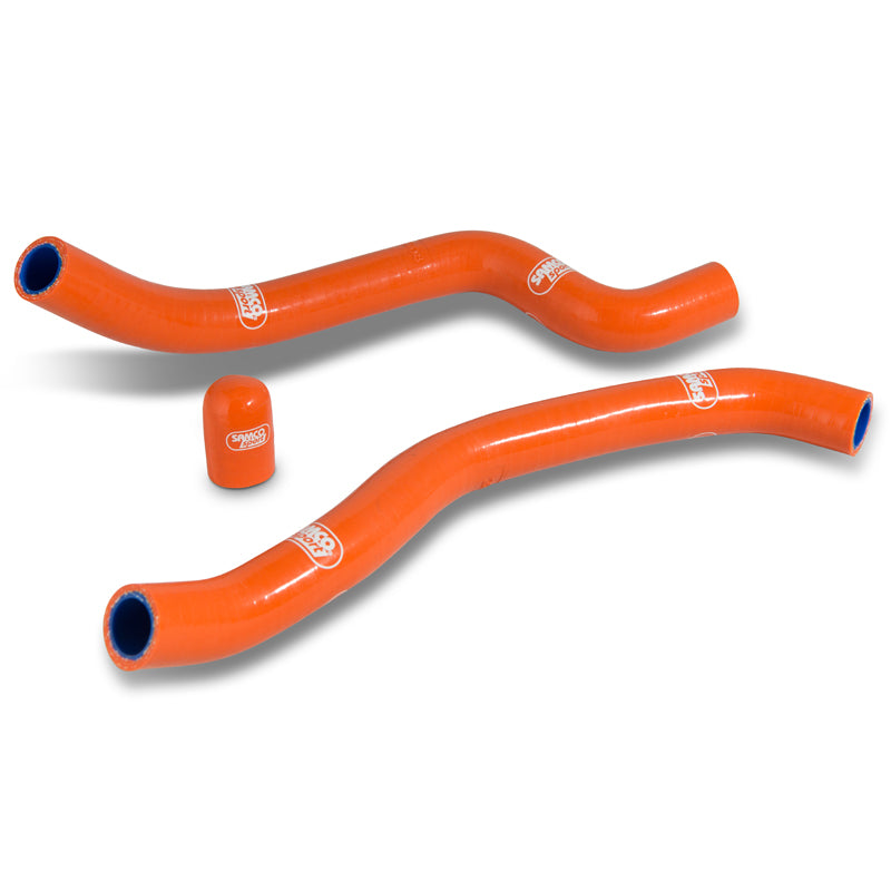 KTM 450 / 505 XC 2008 - 2013 3 Piece Thermostat Bypass (w/ Blanking Cap) Samco Sport Silicone Radiator Coolant Hose Kit