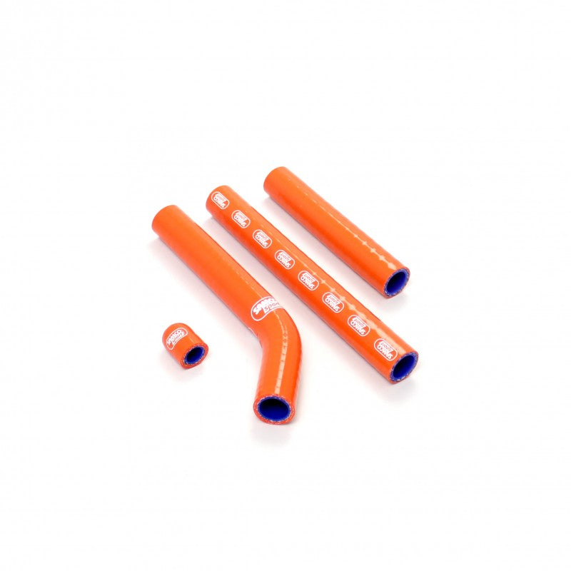 KTM 125 EXC 2008 - 2011 4 Piece Thermostat Bypass Samco Sport Silicone Radiator Coolant Hose Kit