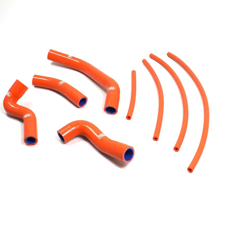 KTM RC 390 2014 - 2021 8 Piece OEM Replacement Samco Sport Silicone Radiator Coolant Hose Kit