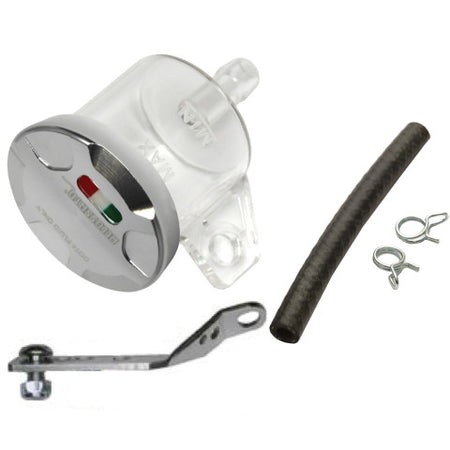 Accossato Mounting Kit Brake Fluid Reservoir, transparent colour, capacity 15 ml