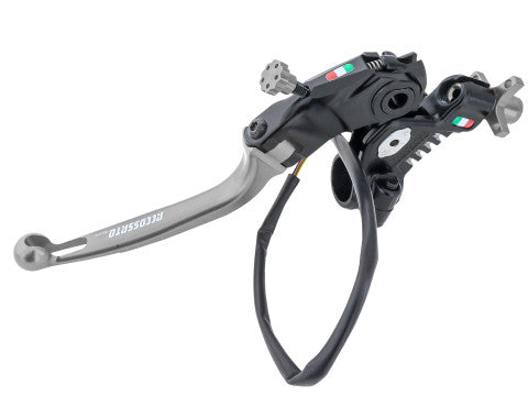 Accossato Racing Cable Full Clutch New Version With Adjustable Distance (24mm-29mm), Coloured Folding Lever (Knob+Lever+Adjuster) and Micro Included.