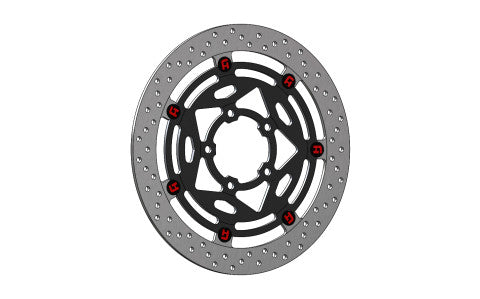 Accossato Floating Front Disc, For Motorcycles KAWASAKI ZX10R, ZX10RR