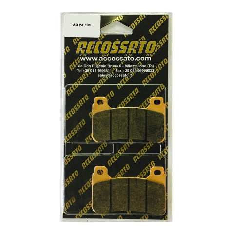 Brake pads for Honda brand Accossato code AGPA108