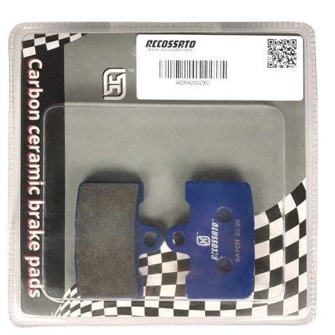 Brake pads for Buell, EBR brand Accossato code AGPA290