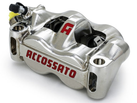 Accossato Radial Brake Caliper CNC-worked Monoblock 100 mm distance With Pistons in Titanium