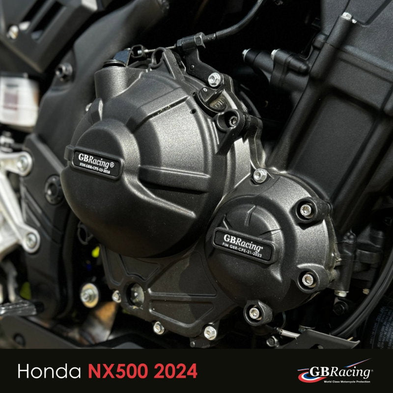 CBR500R, CB500F/X & NX500 Engine Cover Set 2019-2026