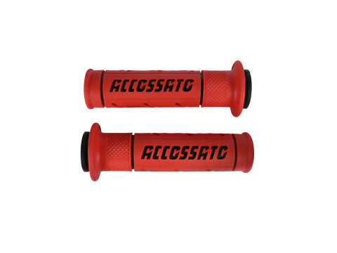 Pair of Street Colourful Grips With Accossato Sign