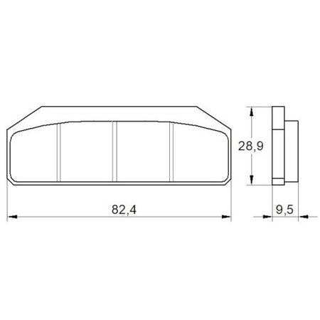 Brake pads for BMW, Accossato, Brembo Racing Calipers brand Accossato code AGPA137