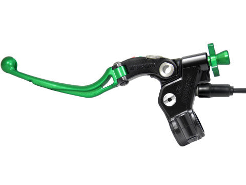 Accossato "Racing" Cable Full Clutch With Folding Colourful Lever (nut+insert+adjuster), with switch included