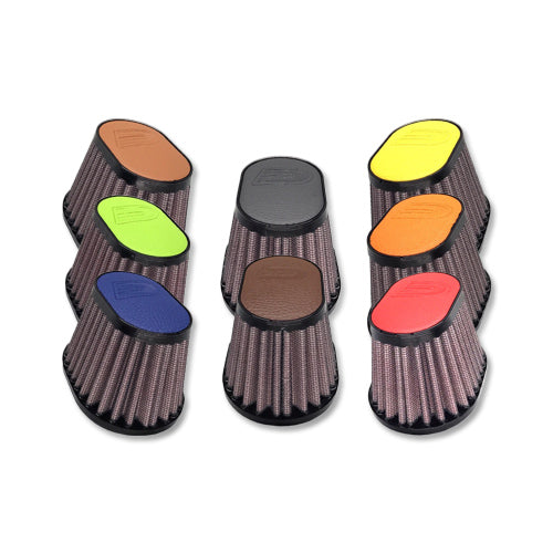 DNA Oval , Clamp On 62mm Inlet Air Filter for BMW R9T ONLY (14-17)  Leather Top Filter