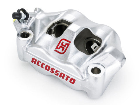 Accossato Radial Brake Caliper Forged Monoblock 100 mm distance With Pistons in Aluminium