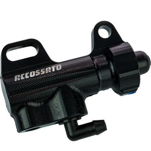 Accossato Rear Brake Master Cylinder, with 10,5 mm piston. Made in Italy